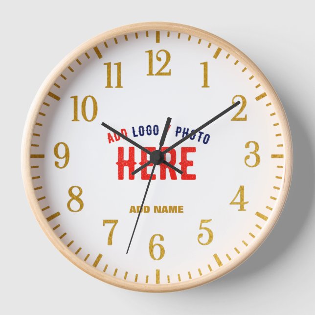 HORLOGE MARQUE BLANCHE MODERNE ET PERSONNALISABLE VÉRIFIÉE (Recto)