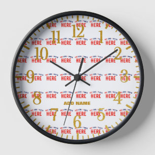 HORLOGE MARQUE BLANCHE VERIFIEE PERSONNALISABLE MODERNE ET