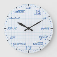 Horloge mathématique d'équations
