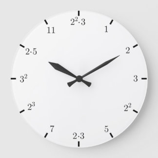 Horloge mathématique Primes