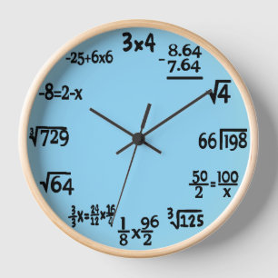 Horloge Mathématiques