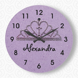 Horloge mauve Tiara Princess