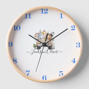 Horloge Meilleurs enfants Cadeau étudiant art mural