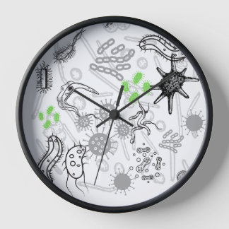Horloge microbe