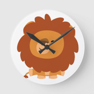 Horloge mignon Cartographiée Lion
