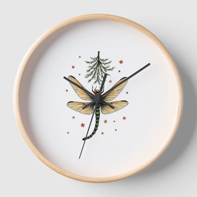 Horloge Mistletoe Kiss (Recto)