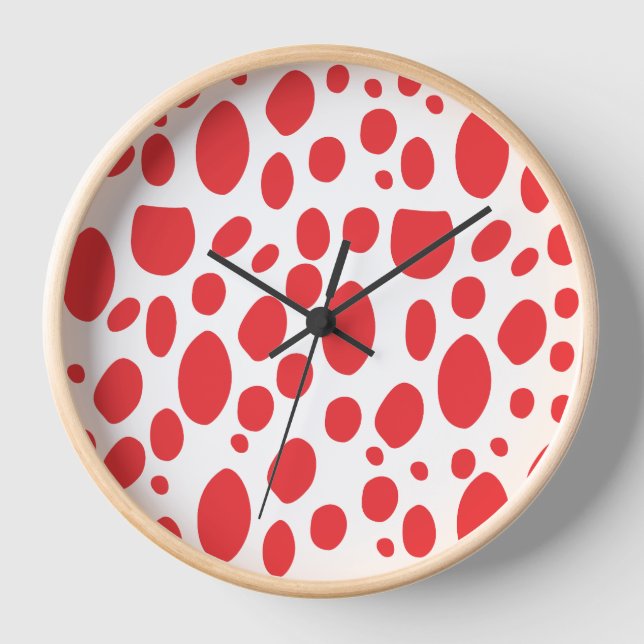 Horloge Modern Abstract Pattern Clock (Recto)