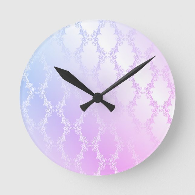 horloge moderne arc-en-ciel (Recto)