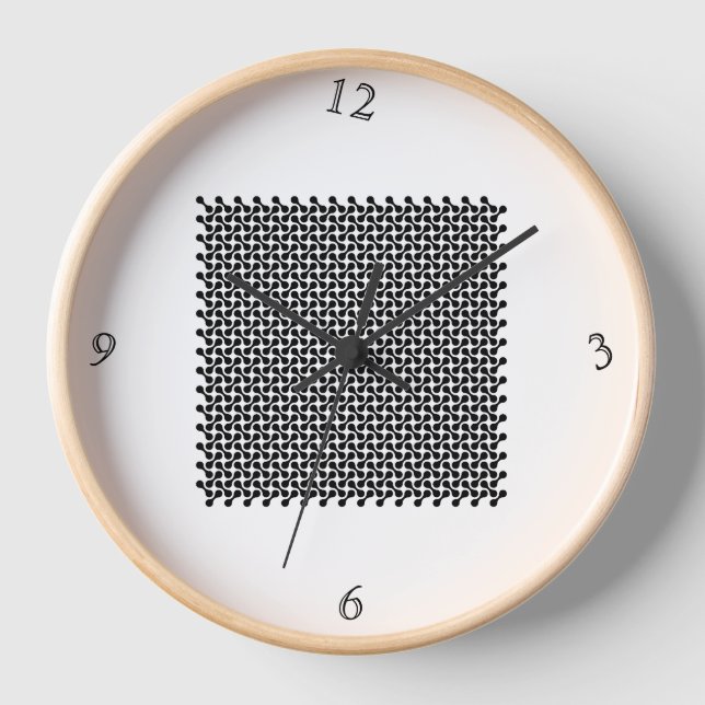 Horloge Mono Maze Wall Clock – Time in Motion (Recto)
