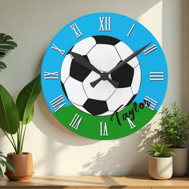 Horloge monogénique pour fans de football / Footba (Créateur téléchargé)