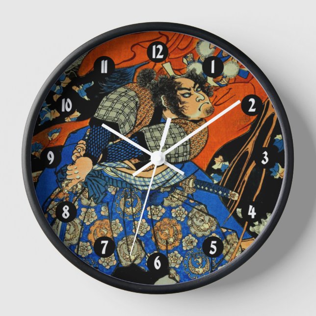 HORLOGE MONSTRE DE COMBAT SAMURAI (Recto)