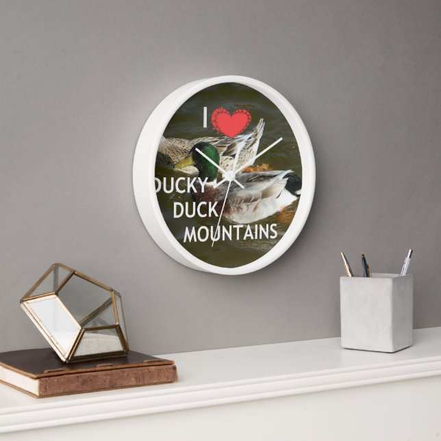 Horloge Montagnes de canards. (Bureau)