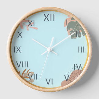 Horloge Montre de Pastell Leaf