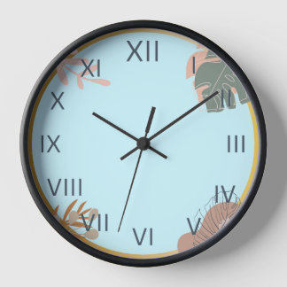 Horloge Montre de Pastell Leaf