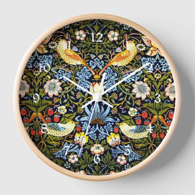 Horloge Morris - Strawberry Thief, (Recto)