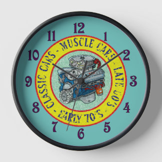 HORLOGE MOTEUR DE VOITURE DE STYLE RÉTRO