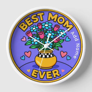 Horloge Mother's Day 10" Round Wall Clock