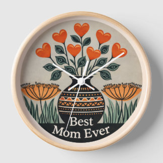 Horloge Mother's Day 10" Round Wall Clock