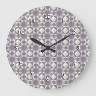 Horloge - Motif de surface composée violette