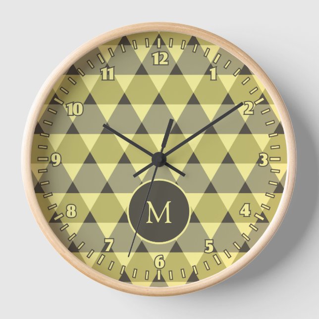 Horloge Motif triangles (Recto)