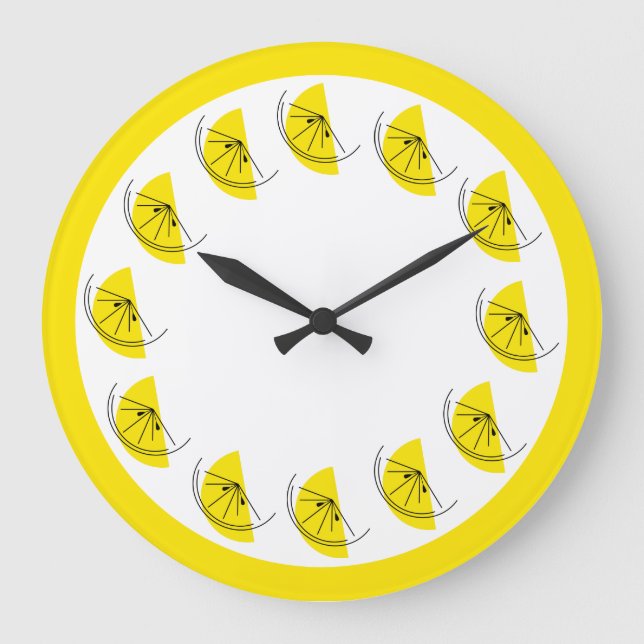 Horloge multiple Citron rond (Recto)