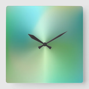 Horloge Mur Acrylique De Style Métallurgique Multi