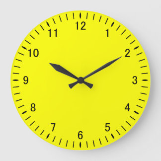 Horloge Mur Acrylique Jaune 21A