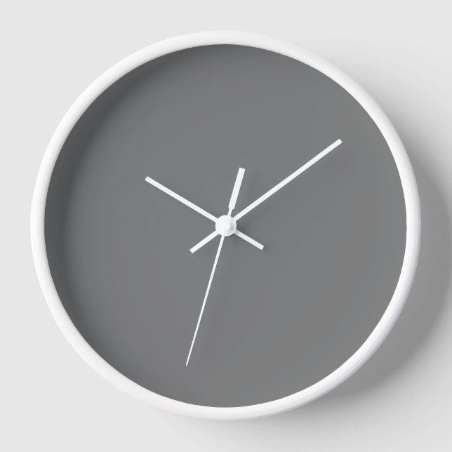 Horloge Mur Gris Et Blanc (Recto)