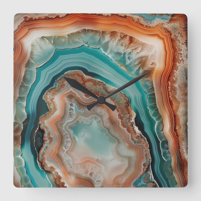 Horloge murale 3 D Agate (Recto)