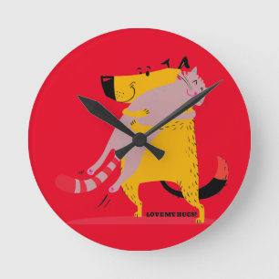 Horloge murale acrylique