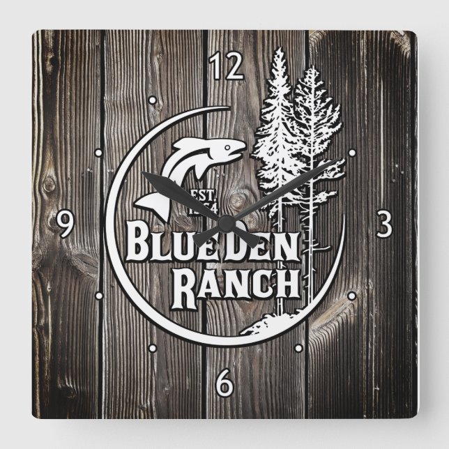 Horloge murale acrylique (Recto)