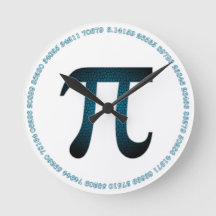 Horloge murale acrylique Blueberry Pi en blanc