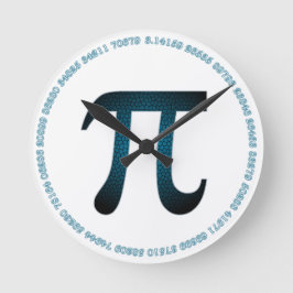 Horloge murale acrylique Blueberry Pi en blanc