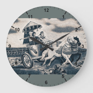Horloge murale acrylique de la reine Shamiram