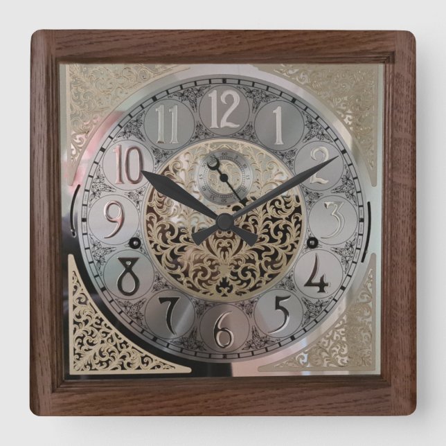Horloge murale Acrylique Grand-Père (Recto)