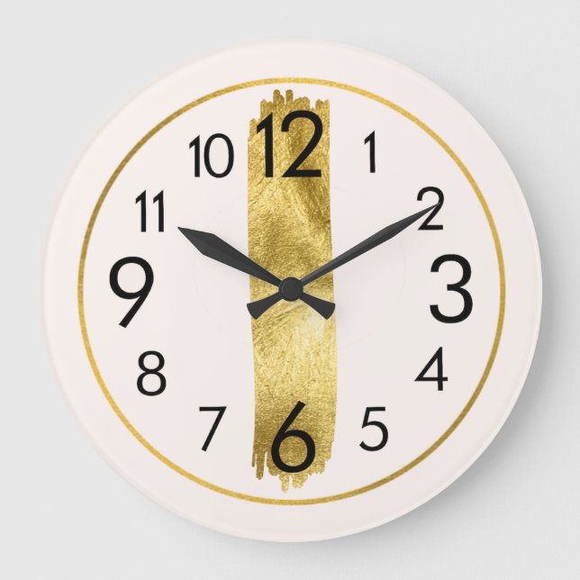 Horloge murale acrylique moderne (Recto)