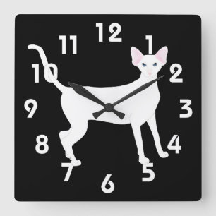 Horloge murale acrylique orientale à courte distan