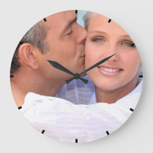 Horloge murale acrylique photo personnalisée faci