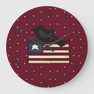 Horloge murale adorable Americana
