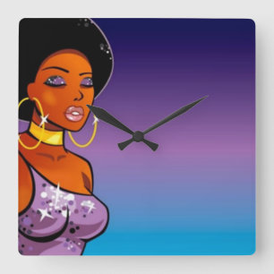 horloge murale Afro-centrale