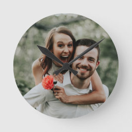 Horloge murale "Ajouter votre propre photo"