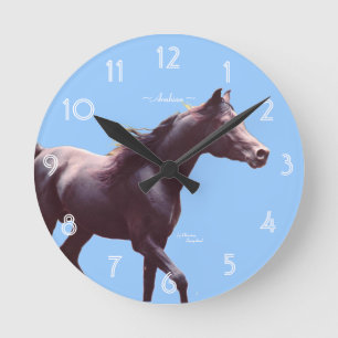 Horloge murale Arabe de cheval