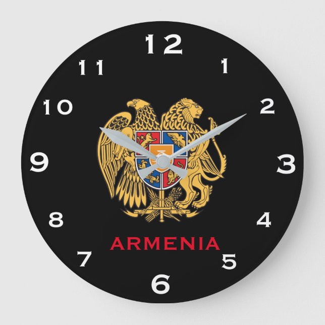 Horloge murale arménienne à la maison et au bureau (Recto)