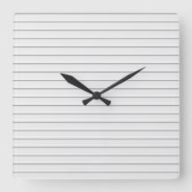 Horloge murale Arrière - plan des bandes horizonta