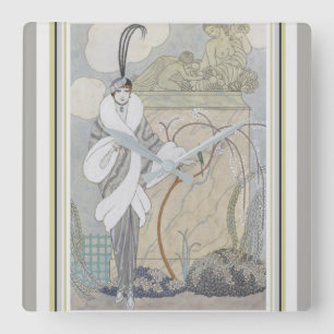 Horloge murale Art déco George Barbier