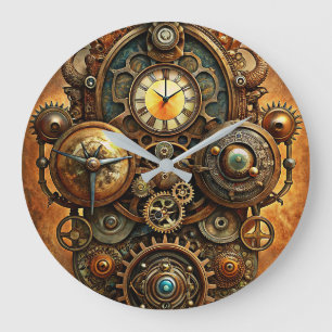 Horloge murale Art Steampunk