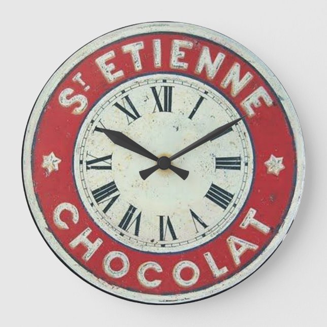 Horloge murale au chocolat (Recto)