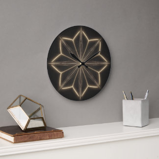 Horloge murale au design mandala élégant