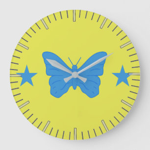 Horloge murale avec drapeau de Bady Bassit, Brésil