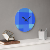 Horloge murale avec formes conception géométrique
